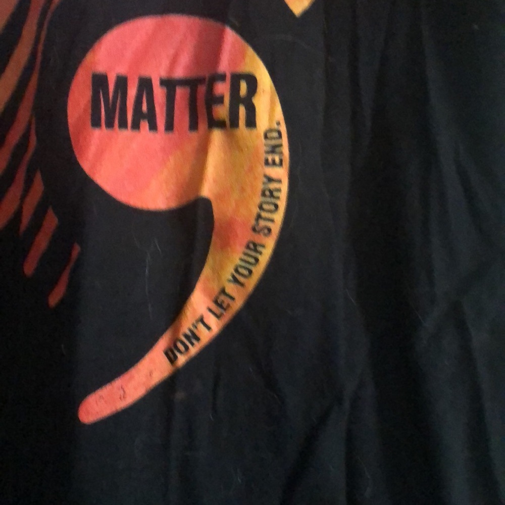Make An Offer short sleeve Suicide Prevention T shirt black ❤️ - Picture 4 of 4